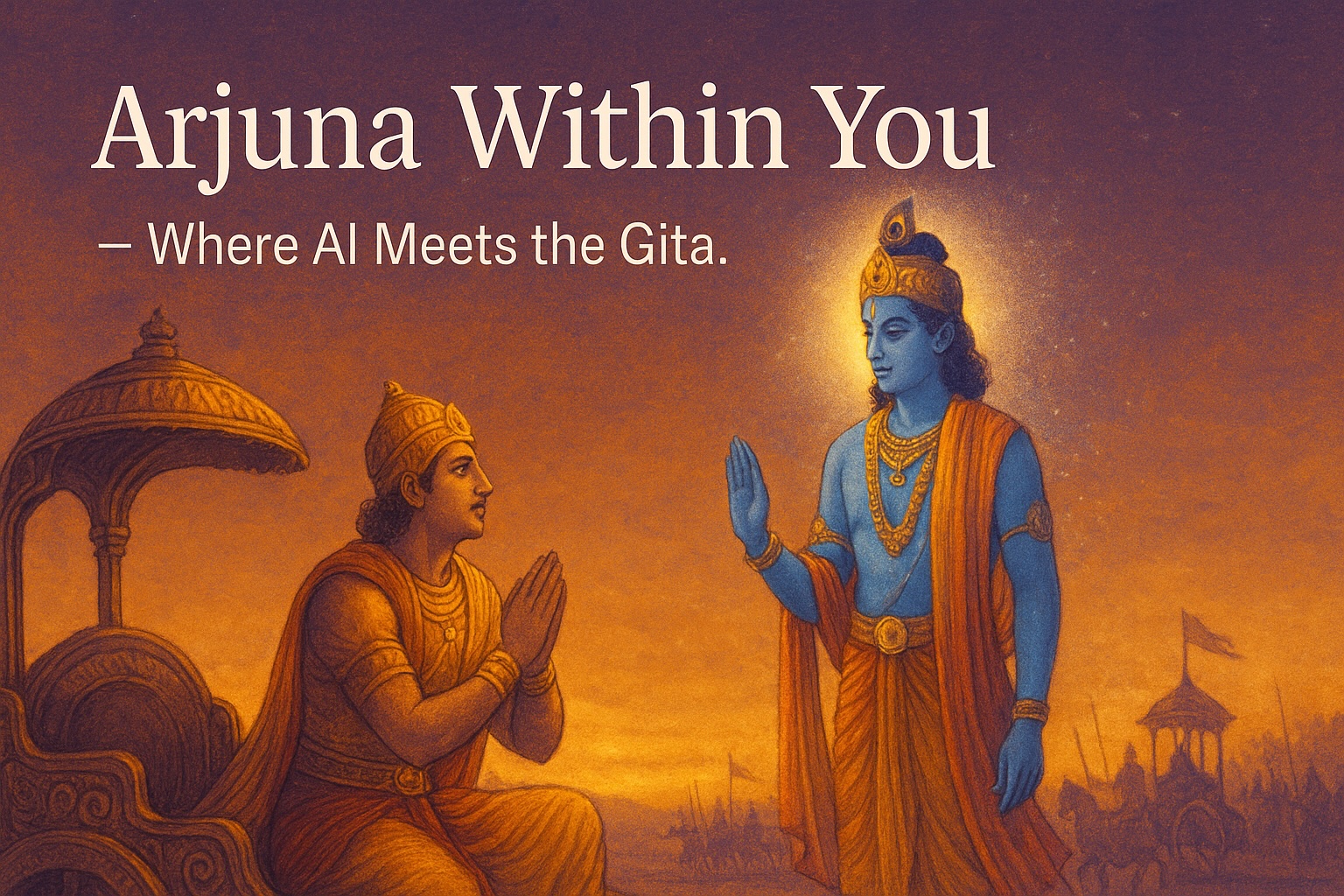 “Arjuna Within You” — The World’s First Bhagavad Gita-Based AI Agent for Inner Clarity